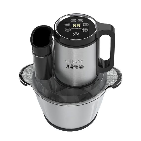 Чоппер измельчитель 600 Вт 6 лезвий с чашей на 2,5 литра мясорубка Sokany SK-06035