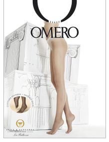 Летние тонкие колготки Omero Beauty 10 den, Italy, размеры S, M, L, цвет натуральный