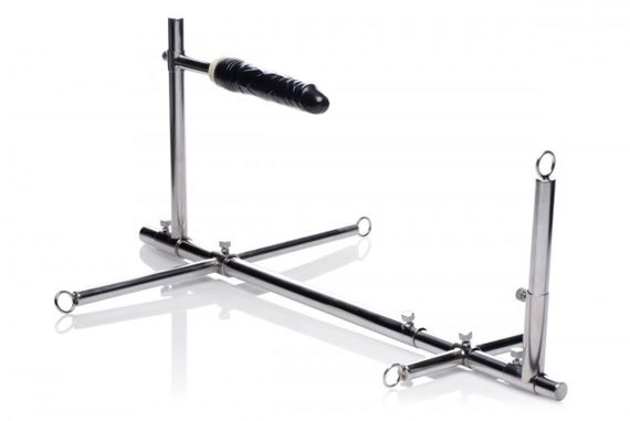 Конструкція для фіксації з фалоімітатором Imprisoned Metal Stockade with Dildo | Зображення 1