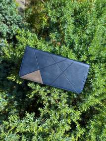 Шкіряний чохол книжка для Samsung A05s синій