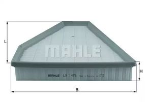 Фільтр повітряний BMW 1, MAHLE/KNECHT (LX1478)