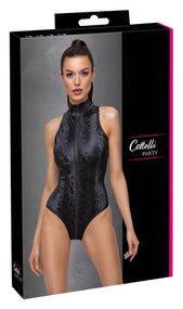 Спокусливе боді Cottelli Collection Body Snake black 2643111 - M sexstyle