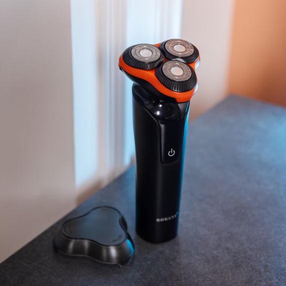 Електробритва 5 Вт 800 mAh бритва електрична бездротова з трьома голівками для гоління Sokany SK-16038R | Зображення 5