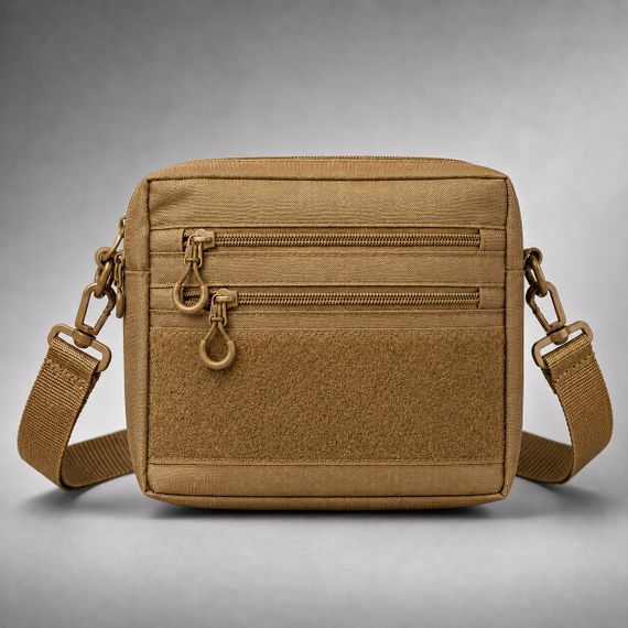 Чоловіча тактична сумка EDC Cordura 600D, сумка для патчів 25×20×5,5см койот XN-18 | Зображення 4