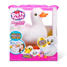 Интерактивная игрушка Pets & Robo Alive Pets Alive S1 – Мама уточка с сюрпризом (9548)