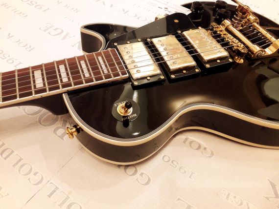Електрогітара Gibson 1957 Les Paul Custom 3 Pickup Vos Bigsby China | Зображення 2