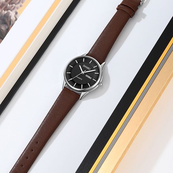 Skmei 2251SIBN Silver-Brown | Зображення 3