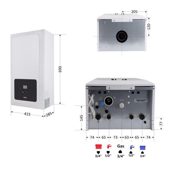 Котел газовый Airfel Optimum Premix 23 кВт | Зображення 1