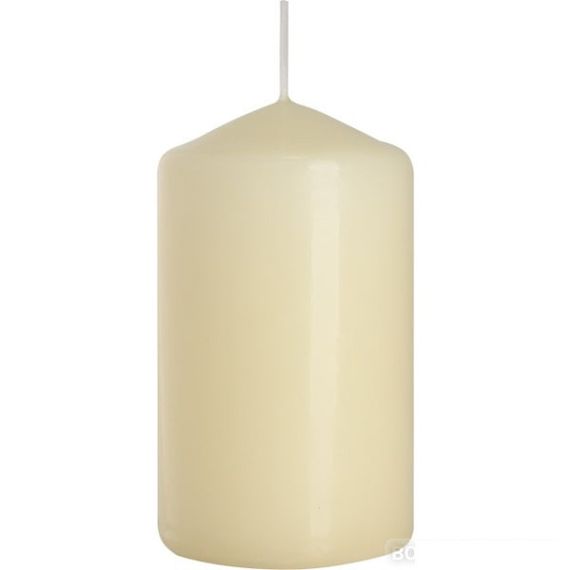 Свічка столова циліндр Bispol AURA Candles sw60/100-011 Молочний | Зображення 1