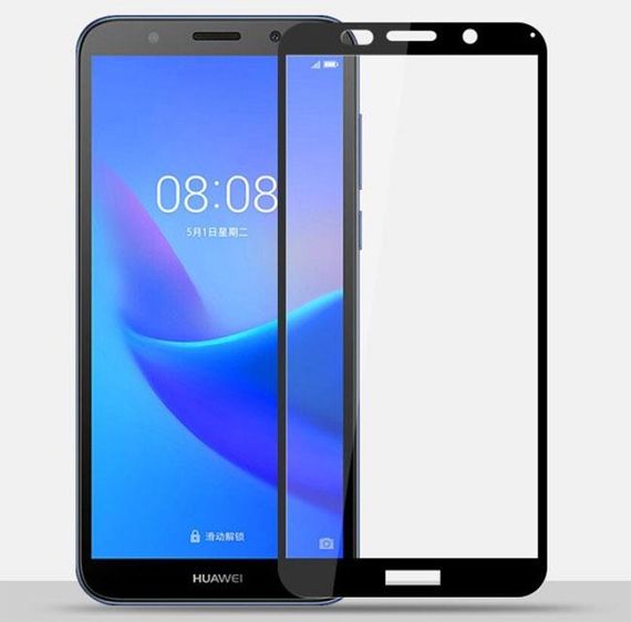 Full Glue захисне скло для Huawei Y5 2018 / Honor 7S - Black