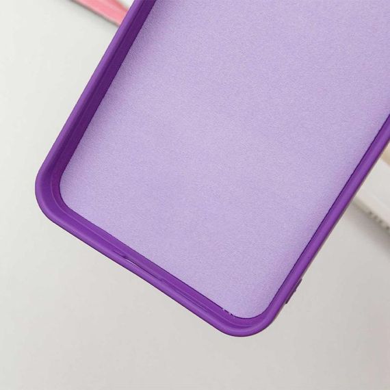 Чехол TPU GETMAN Liquid Silk Full Camera для Samsung Galaxy S23 Фиолетовый / Purple | Зображення 5