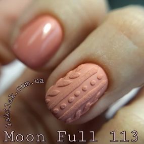 Гель-лак Moon Full №113 лососевий 8мл