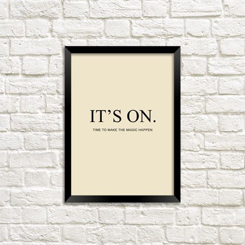 Постер у рамці It’s on A5 (MT5_20NG002)
