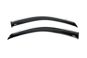 Ветровики с хромом (2 шт, Niken) для Mercedes Vito W639 2004-2015 гг