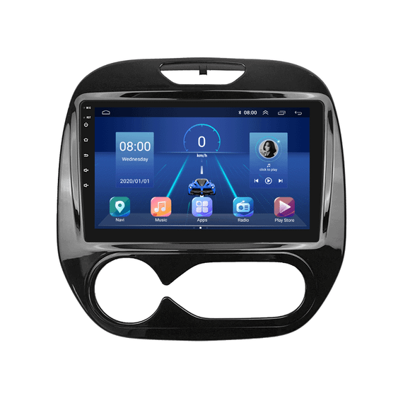 Штатная магнитола 9" Lesko для Renault Captur I Рестайлинг 2017-2019 6/128Gb 4G Wi-Fi GPS Top Рено