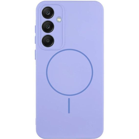 Чехол Silicone Cover Lakshmi Full Camera (AA) with MagFit для Samsung Galaxy S23 FE Сиреневый / Dasheen