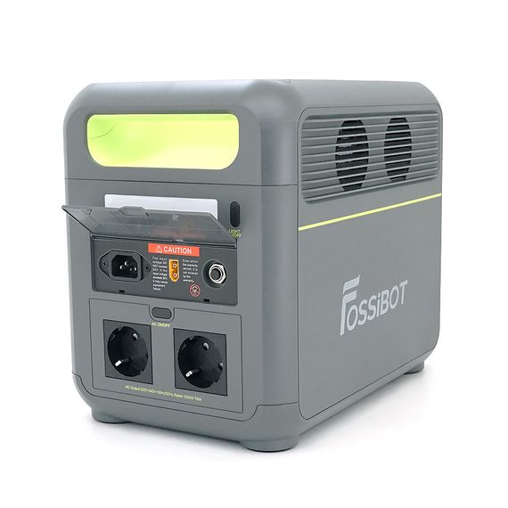 Портативна зарядна станція FOSSiBOT F1200, 1200W/1024Wh LiFePO₄, MPPT 200W max, CarPort-12V-10A, 2xAC230V, 2xUSB-A-18W, | Зображення 3