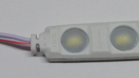 Светодиодный модуль BRT XG19 5630-3 led W 1,5W 12В, IP65 белый 6500K,с линзой полусфера | Зображення 7