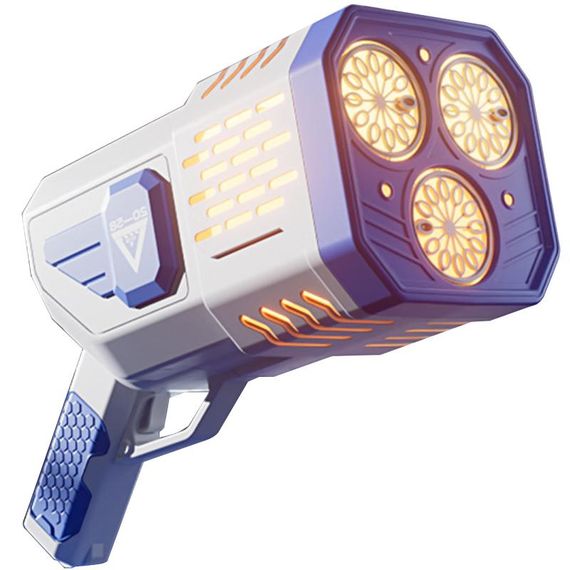 Пистолет с мыльными пузырями SHT 333-16 на 36 отверстий + 2xbottle 150ml Blue