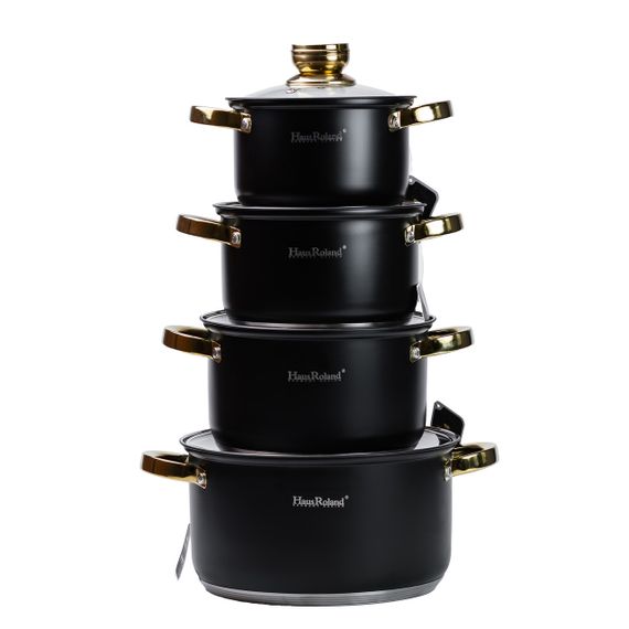 Набор кастрюль из нержавеющей стали 4 штуки 6,1/3,9/2,8/2,1 л HP33523 | Зображення 5