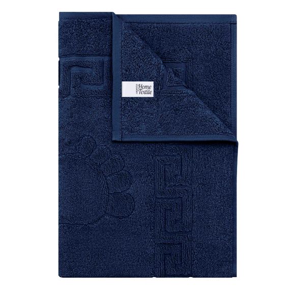 Килимок для ніг махровий Ardesto Home 50х70см, 100% бавовна, темно-синій (ART2557NA) | Зображення 3