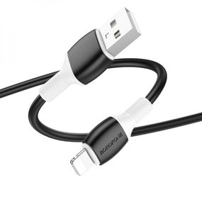 Кабель Borofone BX84, USB-Lighting, 2.4A, довжина 1м, White, BOX