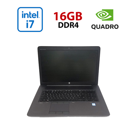 Мобільна робоча станція HP ZBook 15 G3 / 15.6" (1920x1080) TN / Intel Core i7-6700HQ (4 (8) ядра по 2.6 - 3.5 GHz) / 16 GB DDR4 / 256 GB SSD NVMe / nVidia Quadro M1000M, 2 GB GDDR5, 128-bit / WebCam / Win 10 LIC б/в