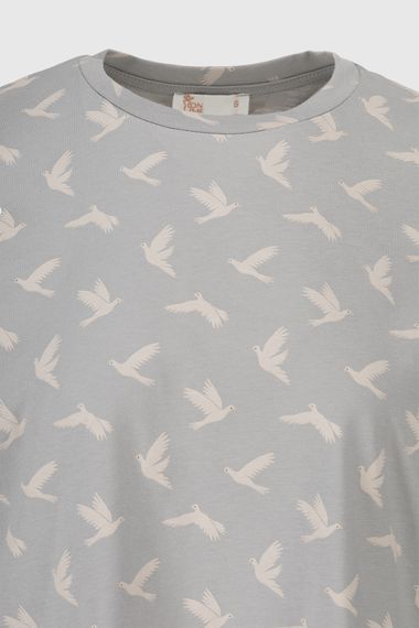 Футболка з принтом жіноча Pepper mint Luda-11 S Сірий (2000990472670) | Зображення 2