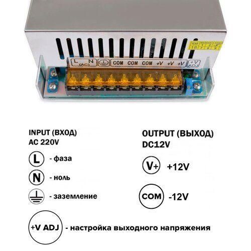 Блок живлення OEM DC12 800W 66.7А TR-800 | Зображення 2