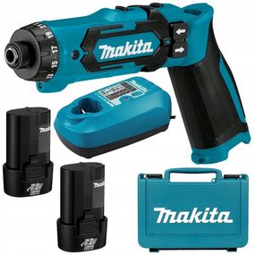 Отвертка аккумуляторная Makita DF012DSE (5.6 Нм, 1/4", 7.2 В)