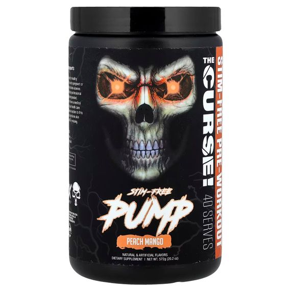 Предтренировочный комплекс Cobra labs Stim-Free Pump Pre-Workout 580 г, Peach Mango
