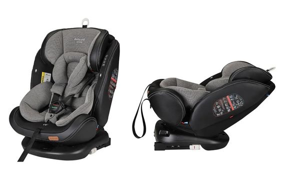 Автокрісло CRL-12801/2 "Asteroid" Lunar Beige 0 + 1 + 2 + 3 ISOFIX з поворотом CARRELLO