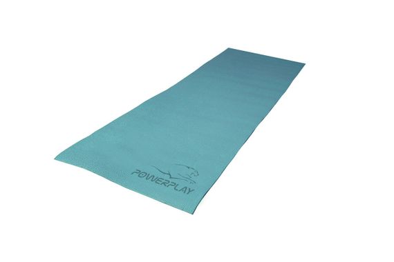 Килимок для йоги та фітнесу PowerPlay 4010 PVC Yoga Mat Зелений (173x61x0.6) | Зображення 5