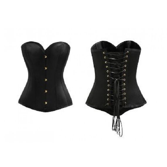 Корсет эротический UPKO размер S, атласный, черный sexstyle | Зображення 5