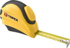 Рулетка TOPEX, стальная лента 5 м/19 мм (27C385)