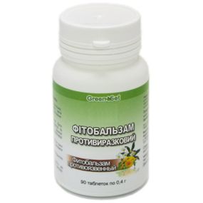 Суміш екстрактів GreenSet Фітобальзам Противирозковий 90 таблеток
