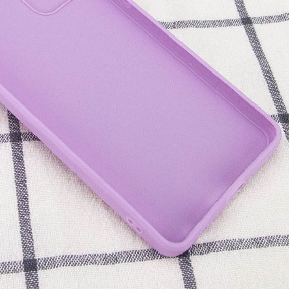 Силиконовый чехол Candy Full Camera для Realme C55 Сиреневый / Dasheen | Зображення 2