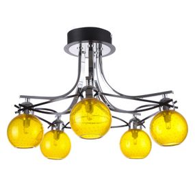 Люстра молекула галогенная с подсветкой LED G9 40W YL (BL-658S/5)