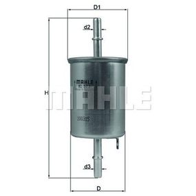 Фильтр топливный Mahle KL573