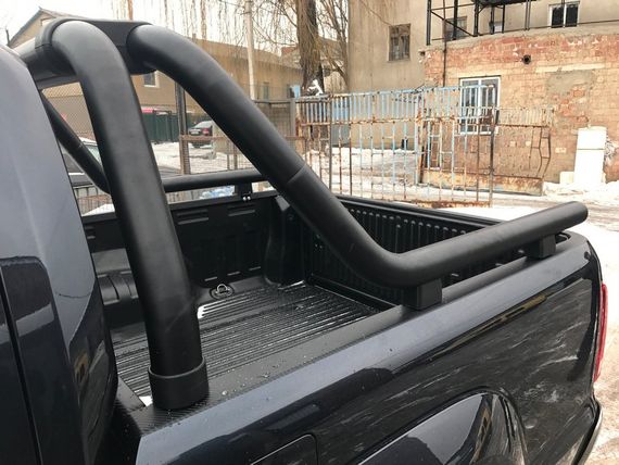 Дуга на кузов (черная) 60мм для Volkswagen Amarok 2010-2022 гг | Зображення 1