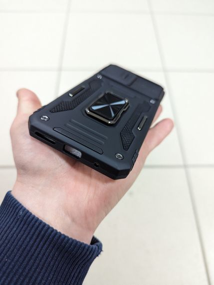 Чехол накладка для Motorola G14 Ring Magnet Camera slide с кольцом | Зображення 4
