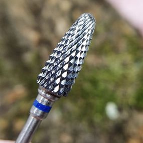 Фреза твердосплавная кукуруза синяя Formula Profi (диаметр 6мм / рабочая часть 14,5мм)