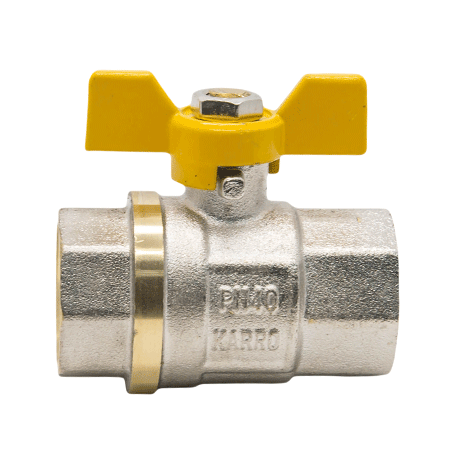 Кран газовий кульовий Karro Standart+ ВВ 3/4” 15128