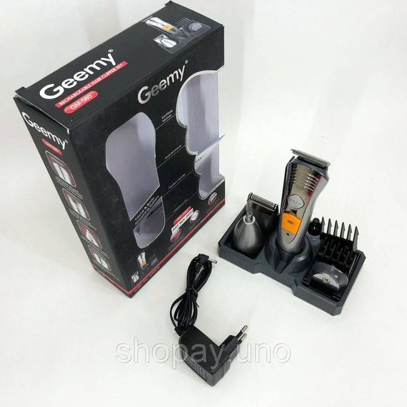 Профессиональная машинка для стрижки волос с насадками Pro Gemei GM-580, Стильная машинка для стрижки CX-31 | Зображення 3