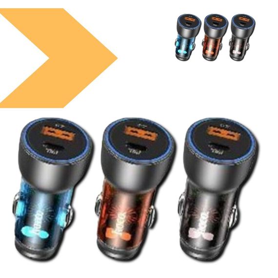 Автомобільний зарядник швидкої зарядки XPRO NZ8 Sprinter 43W PD25W+QC3.0 (37374-01_218) | Зображення 1