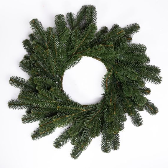 Штучний різдвяний вінок Зелений Святковий 60 см TD-VINGR | Зображення 1