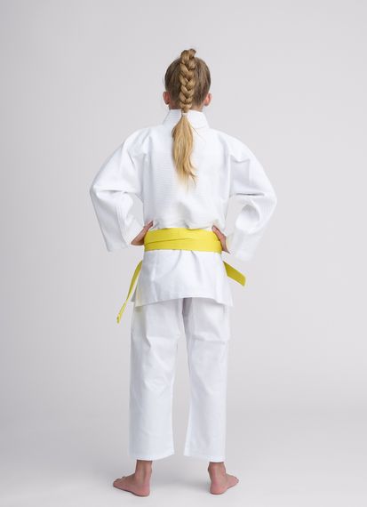 Кiмоно для дзюдо IPPON GEAR, серія NXT, біле, для дівчат, розмір 130 | Зображення 3