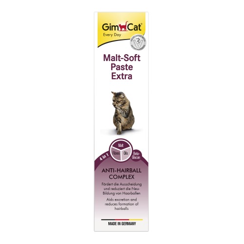 Паста GimCat Every Day Malt-Soft Paste Extra для кошек, выведение шерсти из желудка, 200 г | Зображення 2