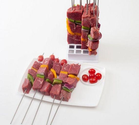 Приспособление для быстрого нанизывания шашлыка brochette express | шпажки для шашлыка | Зображення 5