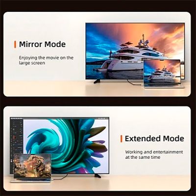 Кабель мультимедийный USB-C to HDMI M 2.0m Cabletime (CA914258) | Зображення 3